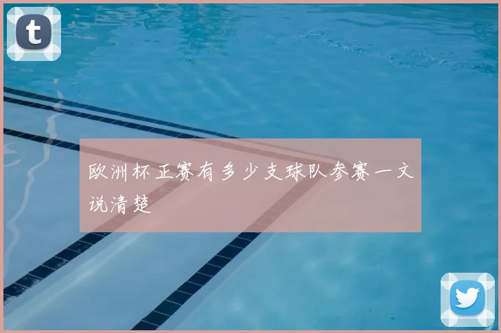 欧洲杯正赛有多少支球队参赛一文说清楚